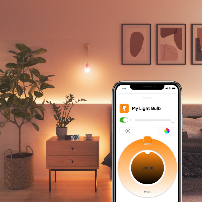 Nanoleaf Hexagons panele świetlne żarówka bulb Oświetlenie adaptacyjne