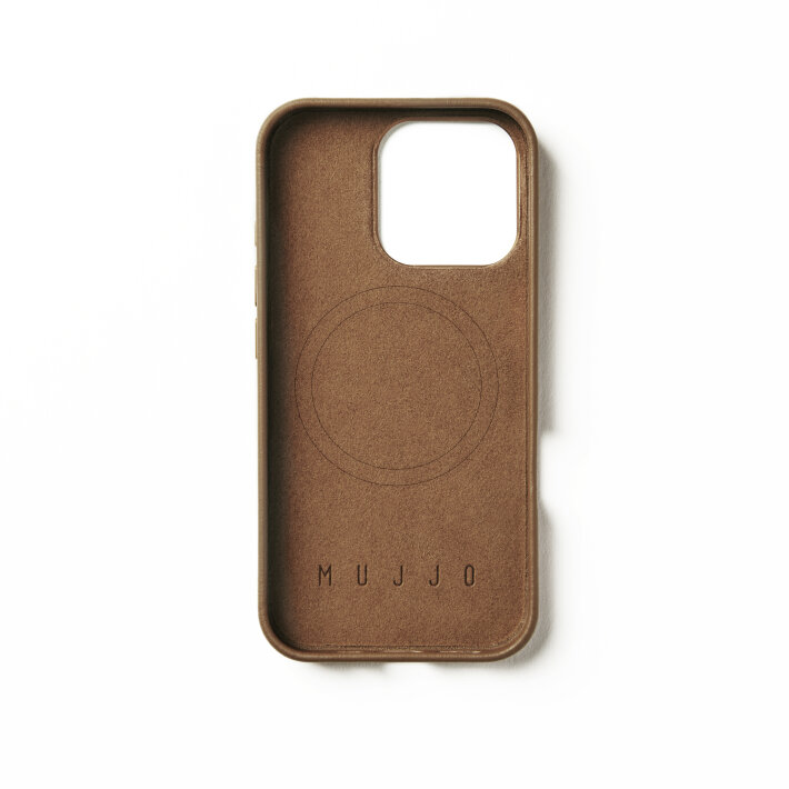 Mujjo Full Leather - skórzane etui do Apple iPhone czarne