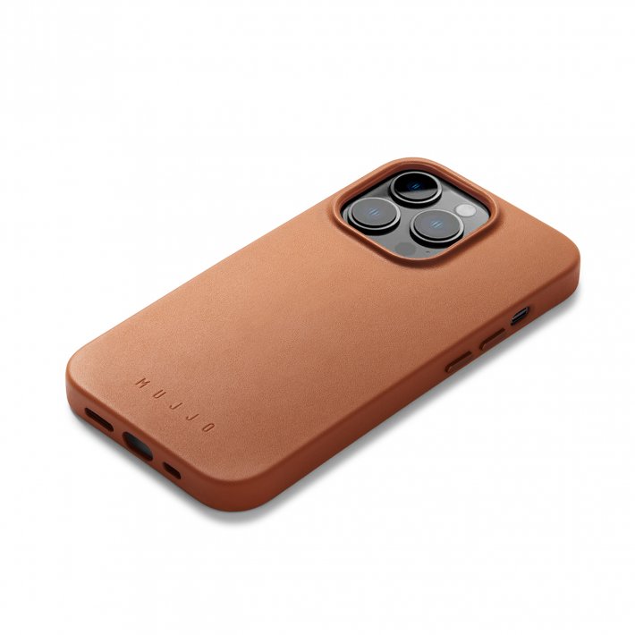 Mujjo Full Leather - skórzane etui do Apple iPhone czarne